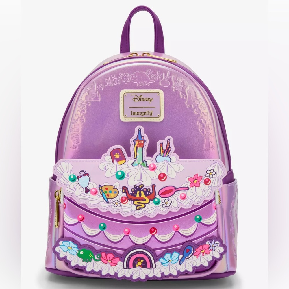 Loungefly Disney Tangled Cake Mini Backpack NWT